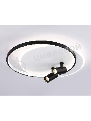 Светильник Ambrella light FL51392/1+2 WH/BK белый/черный 3000K-6400K 65W 560*480*120 (ПДУ РАДИО 2.4G)