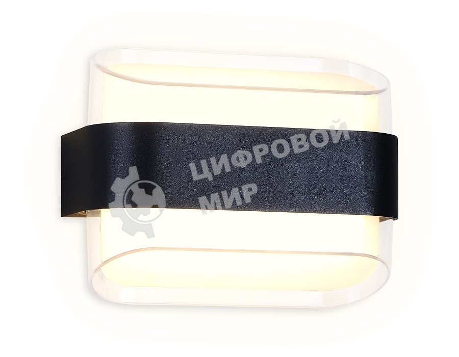 Настенный светодиодный светильник Ambrella light FW301 SBK черный песок LED 3000К 10W 160*130*75