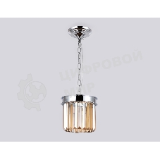 Светильник Ambrella light TR5102 CH/TI хром/янтарь E14 max 40W D200*575
