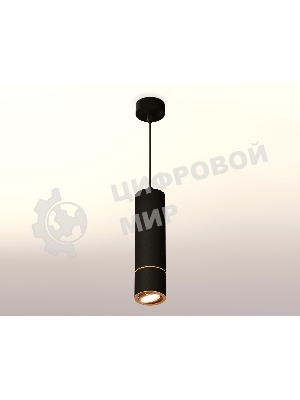 Светильник Ambrella Light XP7402050 SBK/PYG черный песок/золото желтое полированное MR16 GU5.3 (A2311,C7456,A2072,C7402,N7004)