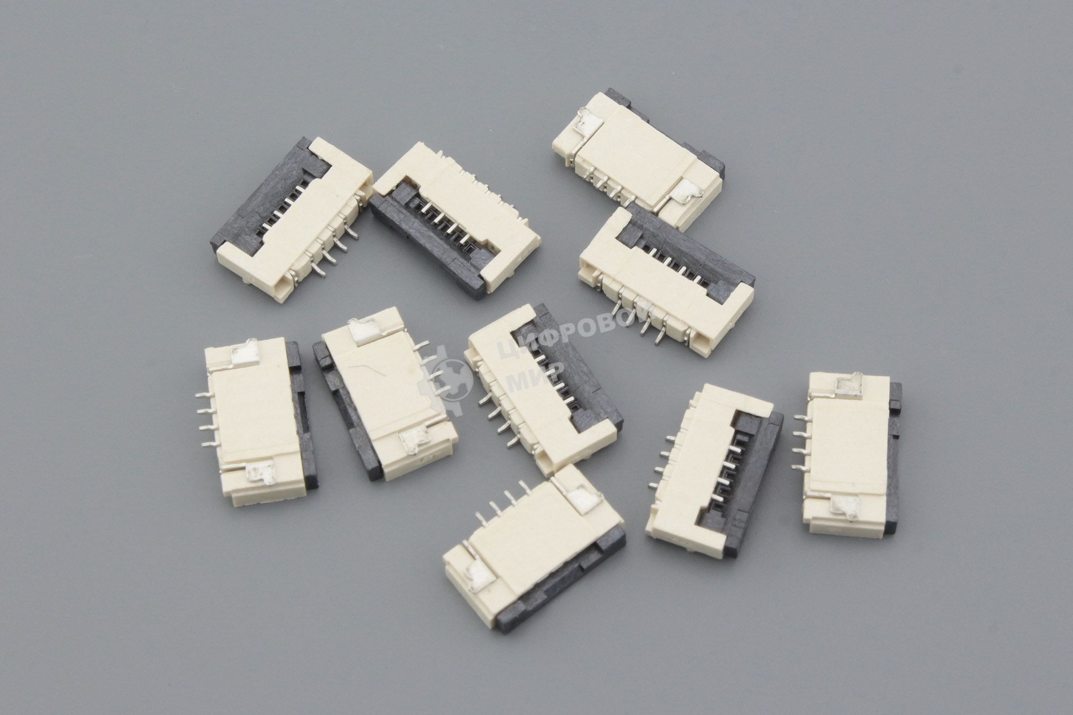 Разъем FPC Half Coverage Top Contact 0.5K-BS-24PWB 24 pin высота 2мм шаг 0,5мм 10 шт