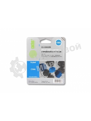Картридж струйный Cactus CS-CB323N №178XL голубой (14.6 мл.) для HP PS B8553/C5383/C6383/D5463/5510