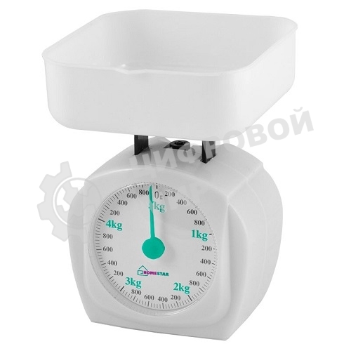 Весы кухонные механические HOMESTAR HS-3005М,белый