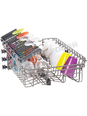 Посудомоечная машина Maunfeld MWF08B, белый, 44.8 см, 9 компл., 49 дБ, класс A++