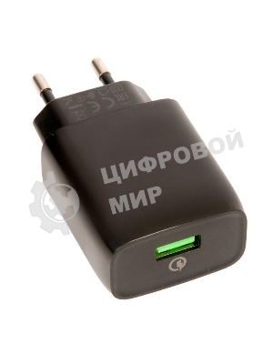 Сетевое зарядное устройство QC 3.0/ HOCO HC-32507 C72Q/ 1 USB/ Выход: 5V_9V_12V, 18W, черный