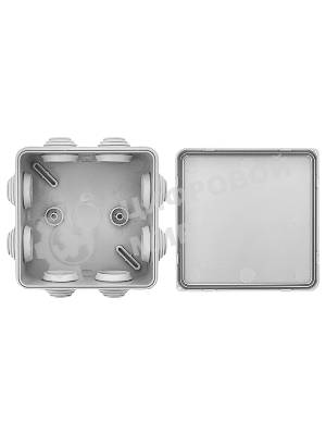 Коробка распределительная EKF КМР-030-031 с крышкой наружная (85х85х40) 8 мембр. вводов IP55