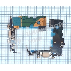 Шлейф разъема питания для iPhone 8 золотой