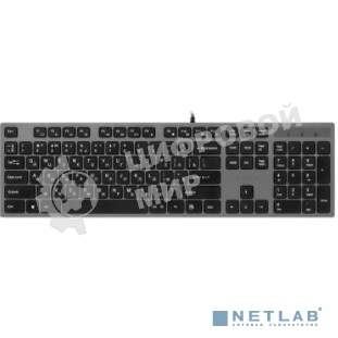 Клавиатура A4Tech KV-300H проводная, USB Type-A, серый