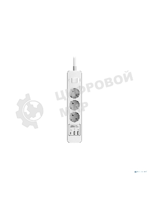 Удлинитель с USB зарядкой Harper UCH-440 White PD3.0