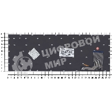 Клавиатура для ноутбука Samsung 470R4E, черная с подсветкой