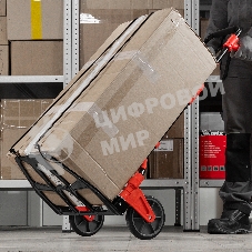 Тележка хозяйственная Matrix, складная, 2 колесная, грузоподъемность 150 кг