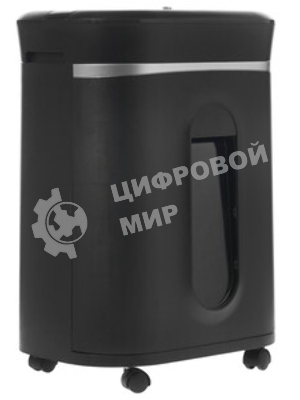 Шредер ГЕЛЕОС УМ28-4, DIN P-4 (4 ур-нь секр.), фрагмент 3,9х30мм, 19-21 лист (70г/м2), CD/пл.карты/скрепки/скобы, 28 литров