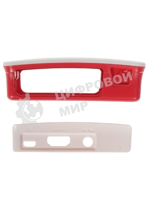 Корпус RA129 red-белый для микрокомпьютера Raspberry Pi 3. ACD Red+White ABS Plastic case for Raspberry Pi 3