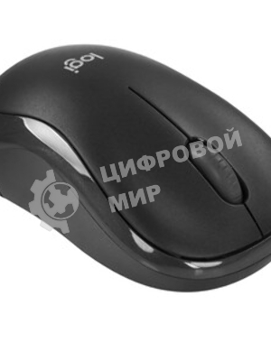 Мышь беспроводная Logitech B175 черный, 1000 dpi, радиоканал, USB, кнопки - 3