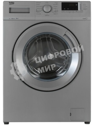Стиральная машина Beko WSRE6512ZSS серебристый, загрузка фронтальная 6 кг, 1000 об/мин., класс: А