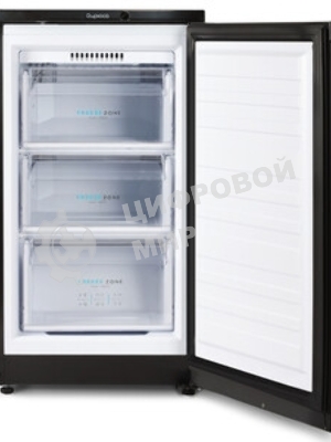Морозильная камера Бирюса B412 черный, 80л, 3 ящика