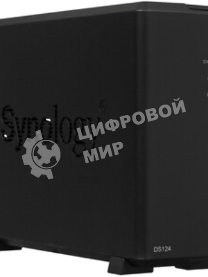 СХД SYNOLOGY настольное исполнение 1BAY NO HDD DS124