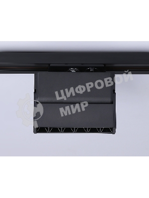 Трековый однофазный светодиодный светильник Ambrella light GL6814 BK черный LED 6W 4200K 24° 115*22*87