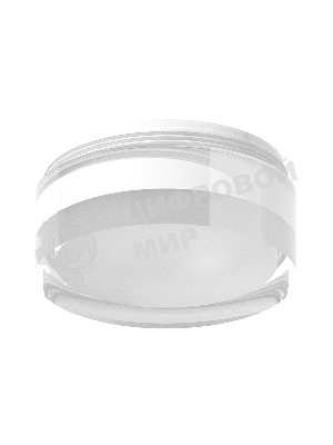 Насадка для корпуса светильника N6241 FR/CL белый матовый/прозрачный D60*H32mm Out20mm MR16