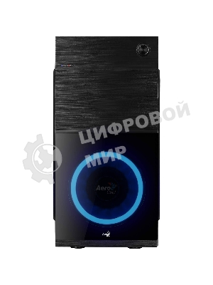 Компьютерный корпус Aerocool/Formula Cs-105 Blue (mATX, без БП, 1x USB3.0, 1x USB2.0, 1x 12cm blue LED front fan)