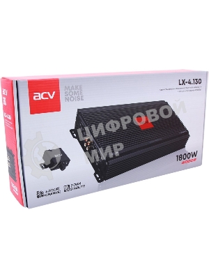 Усилитель автомобильный ACV LX-4.130 четырехканальный