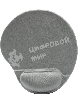 Коврик для мыши Defender гелевый Easy Work (серая лайкра) нескользящ.основа,260х225х5мм