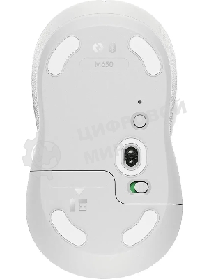 Мышь беспроводная Logitech Signature M650 белый, 4000 dpi, радиоканал, Bluetooth, USB, кнопки - 5