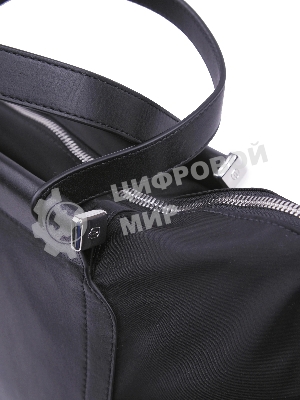 Деловая сумка женская Piquadro Lyra CA4021W92T/N с отделением для ноутбука черный ткань/натур.кожа