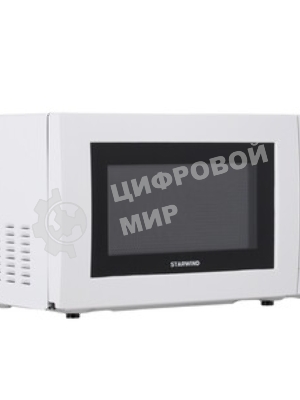 Микроволновая печь Starwind SMW3820 белый, 20 л, 700 Вт, переключатели - поворотный механизм