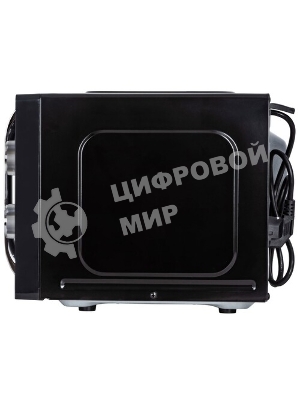 Микроволновая печь JVC JK-MW146M черный/серебристый, 20 л, 700 Вт, переключатели - поворотный механизм