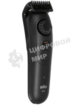 Триммер Braun BT5520 черный (насадок в компл:3шт)