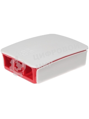 Корпус RA129 red-белый для микрокомпьютера Raspberry Pi 3. ACD Red+White ABS Plastic case for Raspberry Pi 3