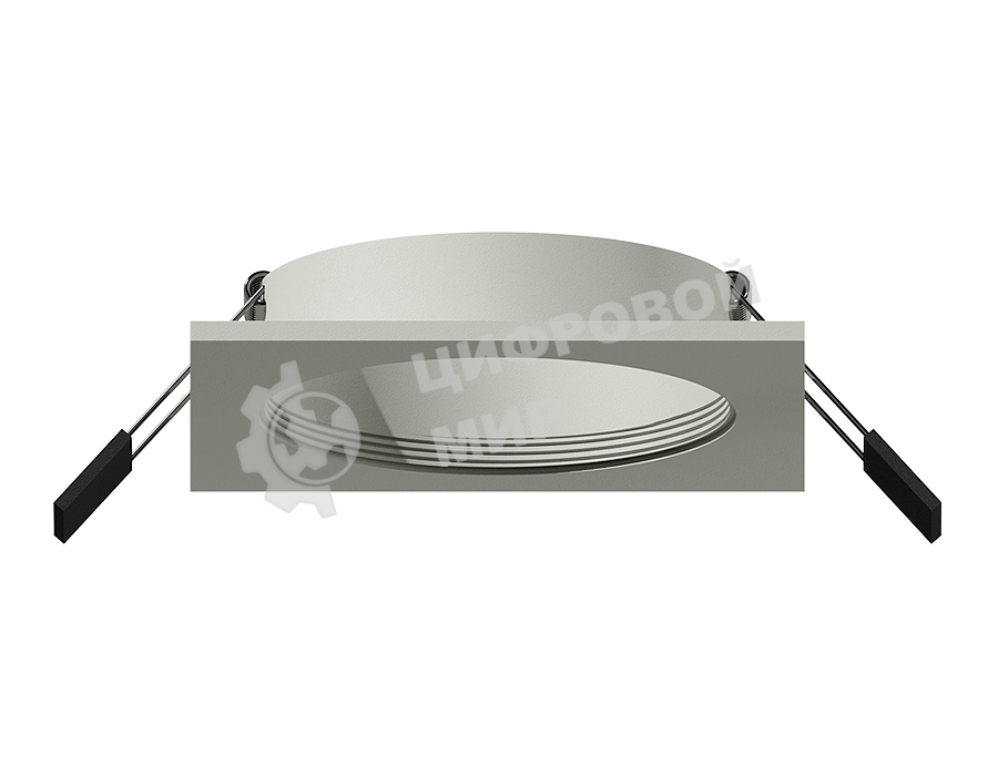 Корпус светильника C7633 SGR серый песок 92*92*H25mm MR16 GU5.3