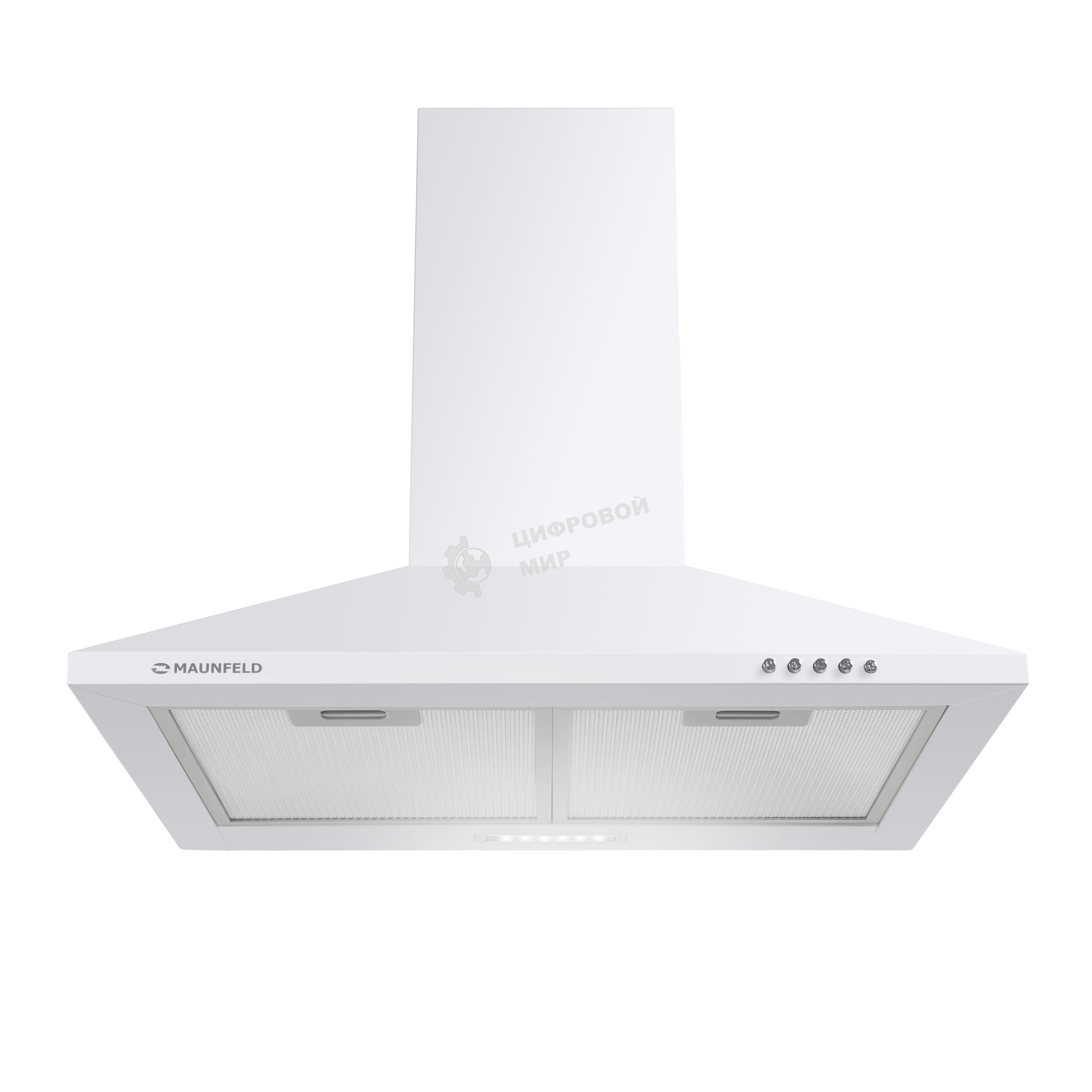 Вытяжка купольная Maunfeld Cork 60, белый, 60 см, 620 куб. м/ч, 47 дБ