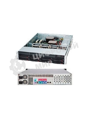Корпус SuperMicro CSE-825TQC-R802LPB 2U SC825TQC 8 x 3.5