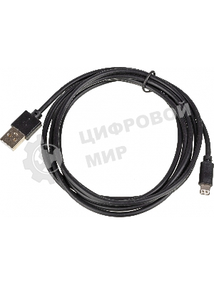 Кабель USB (m)-Lightning (m) 2м черный