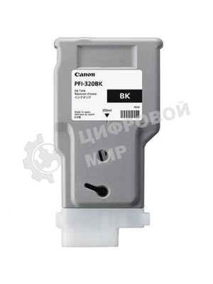 Картридж струйный Canon PFI-320 BK 2890C001 черный (300мл) для Canon Canon imagePROGRAF TM-200/205