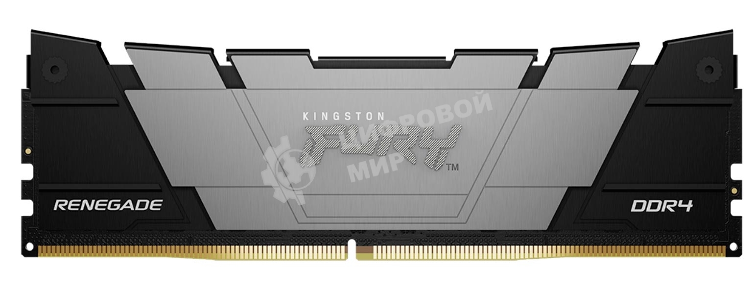 Оперативная память Kingston Fury Renegade, DDR4, 64GB (2x32 GB), 3200 MHz, CL16, DIMM, с радиатором, черный