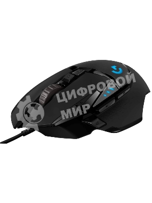 Мышь проводная Logitech G502 HERO черный, 25600 dpi, USB, кнопки - 11