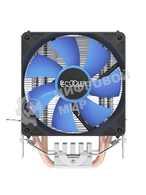 Кулер PCCooler S93 V2 S775/115X/AM2/AM3/AM4/FM1/FM2 (40 шт/кор, TDP 102W, вент-р 90мм, 2 тепловые трубки 6мм, 2200RPM, 22dBa)
