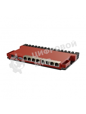 Маршрутизатор MikroTik L009UiGS-RM, 8*1Gbit, 1*SFP 2.5Gbit(вилка US)