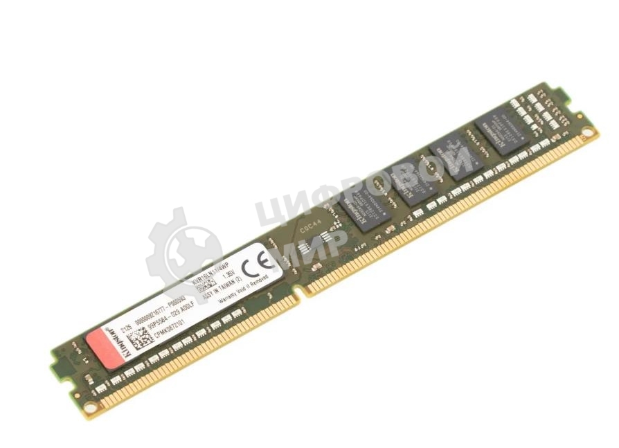 Оперативная память Kingston ValueRAM, DDR3L, 4GB (1x4GB), 1600MHz, CL11, DIMM