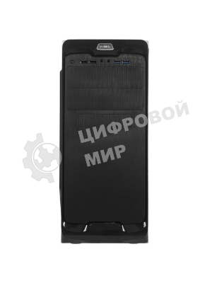 Компьютерный корпус Miditower ExeGate EX287030RUS UN-604-UN600 (ATX, БП UN600 с вент. 12см, 2*USB+2*USB 3.0, аудио, черный)