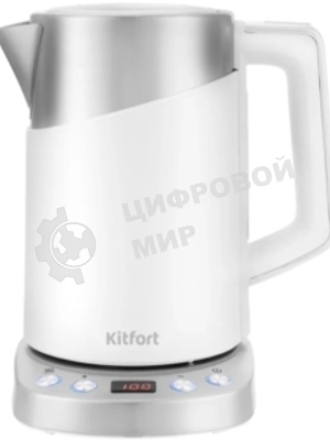 Чайник электрический Kitfort КТ-660-1 1.7л. 2200Вт белый (корпус: пластик)