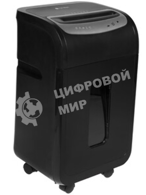 Шредер ГЕЛЕОС УМ35-5, (DIN P-5), фрагмент 1,9х14мм, 24-27 лист (70г/м2), CD/пл.карты/скрепки/скобы, 35 литров 
