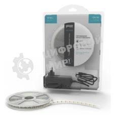 Лента светодиодная Basic Gauss 12V 10W/m 700lm/m 4000K IP20 LED 5m 1/100