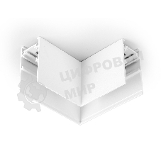 GL3369 WH белый коннектор угловой для накладного шинопровода 85*85*H53.7
