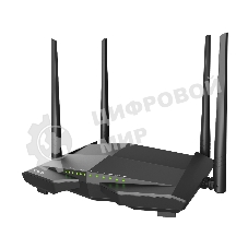 Двухдиапазонный Wi-Fi гигабитный VDSL/ADSL модем-маршрутизатор AX1500, 2,4/5 ГГц, до 1501 Мбит/с Tenda V15