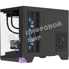 Корпус Formula Crystal Z4M Plus черный без БП mATX 3x120mm 1xUSB3.0 audio bott PSU