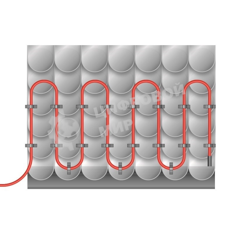 Греющий саморегулирующийся кабель Rexant на трубу Extra Line 25MSR-PB 15M (15м/375Вт)